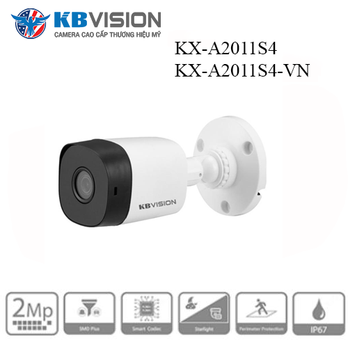 . CAMERA KBVISION 2.0M KX-A2011S4 FULL HD - HỒNG NGOẠI 20M , CHÍNH HÃNG