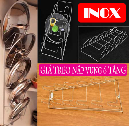 GIÁ CÀI NẮP VUNG NỒI ( 50CM , 7 NGĂN )