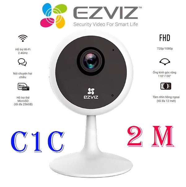 CAMERA EZVIZ C1C 1080P THÔNG MINH TRONG NHÀ CHÍNH HÃNG