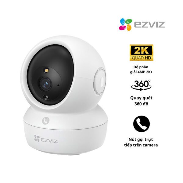 CAMERA IP WIFI EZVIZ H6C PRO 2K ( 4MP ) CHÍNH HÃNG , PHIÊN BẢN NÂNG CẤP 2023