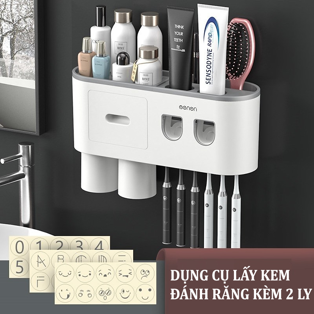 DỤNG CỤ LẤY KEM TỰ ĐỘNG KÈM 2 LY OENON