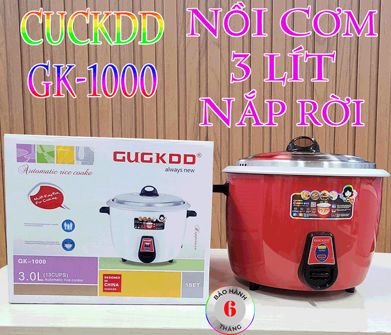 NỒI CƠM 3 LÍT CUCKOO NẮP RỜI GK 1000
