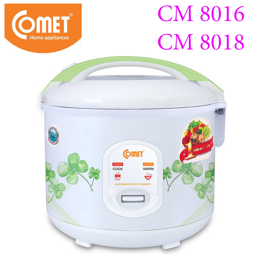 Nồi Cơm Điện 1.8L Comet - Cm8018 CHÍNH HÃNG 8016